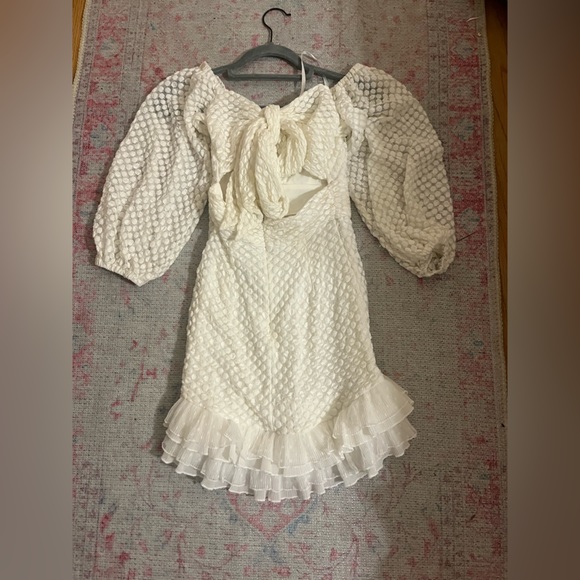 White Selfie Leslie Dress - Picture 2 of 2